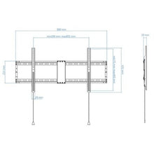 -3-Soporte de Pared Fijo TooQ LP4390F-B para TV de 43-90