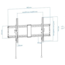 -4-Soporte de Pared Inclinable TooQ LP4391T-B para TV de 43-90