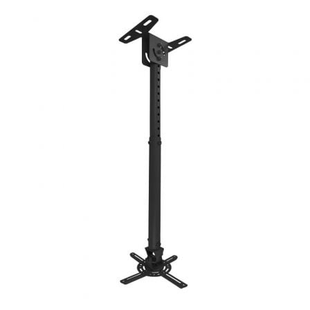--Soporte de Techo para Proyector TooQ PJ3030TN-B/ Inclinable-Giratorio-Nivelable/ hasta 20kg-