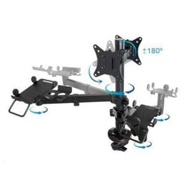 -3-Soporte de Mesa para 2 Monitores, TPV, Impresora, Términal y Lector TooQ TQPM0002/ Giratorio/ Inclinable/ hasta 9kg-3