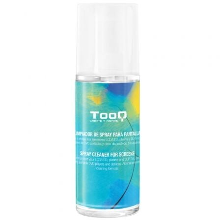 --Kit Limpiador de Pantallas TooQ TQSC0016/ Spray 150ml + Paño Microfibra-