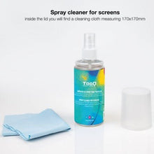 -1-Kit Limpiador de Pantallas TooQ TQSC0016/ Spray 150ml + Paño Microfibra-1