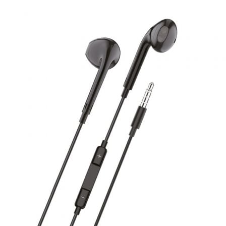 --Auriculares Intrauditivos Tech One Tech earTECH TEC1002/ con Micrófono/ Jack 3.5/ Negros-