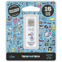 --Pendrive 16GB Tech One Tech Be Bike USB 2.0-