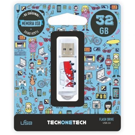 --Pendrive 32GB Tech One Tech Camper VAN-VAN USB 2.0-