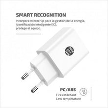 -2-Cargador de Pared Tech One Tech TEC2403/ 2xUSB + Cable USB Tipo-C/ 12W/ Blanco-2