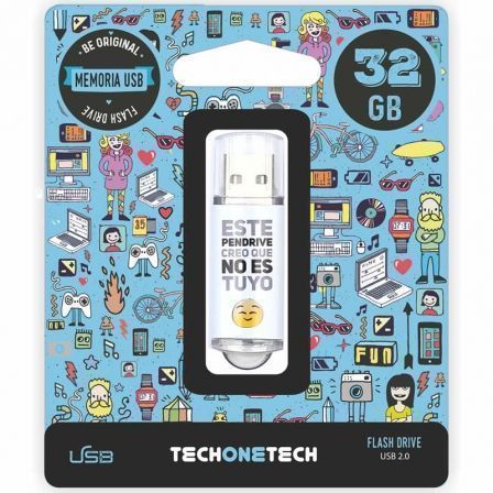 --Pendrive 32GB Tech One Tech No Es Tuyo USB 2.0-