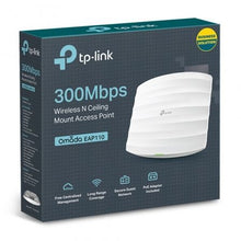 -3-Punto de Acceso Inalámbrico TP-Link Omada EAP110 PoE 300Mbps/ 2.4GHz/ Antenas de 4dBi/ WiFi 802.11n/b/g-3