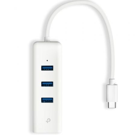 --Hub USB Tipo-C 3.0 TP-Link UE330C/ 3xUSB/ 1xRJ45/ Blanco-