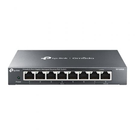 --Switch TP-Link TL-RP108GE 8 Puertos/ RJ-45 10/100/1000 PoE-