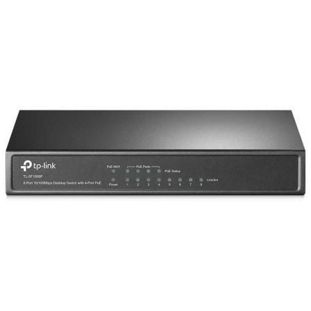 --Switch TP-Link SF1008P 8 Puertos/ RJ-45 10/100 PoE-