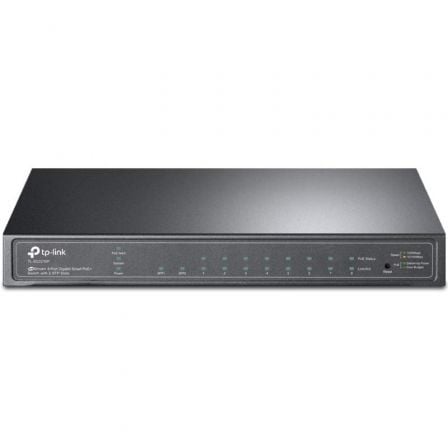 --Switch TP-Link Smart Gigabit TL-SG2210P 10 Puertos/ RJ-45 10/100/1000 PoE/ SFP-