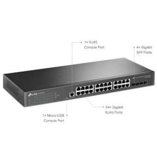 -1-Switch Gestionable TP-Link Omada TL-SG3428 28 Puertos/ RJ-45 10/100/1000/ SFP-1