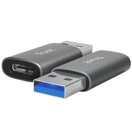 --Adaptador USB 3.2 GEN2 Trust Calyx / USB Tipo-C Hembra - USB Macho-