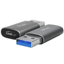 --Adaptador USB 3.2 GEN2 Trust Calyx / USB Tipo-C Hembra - USB Macho-