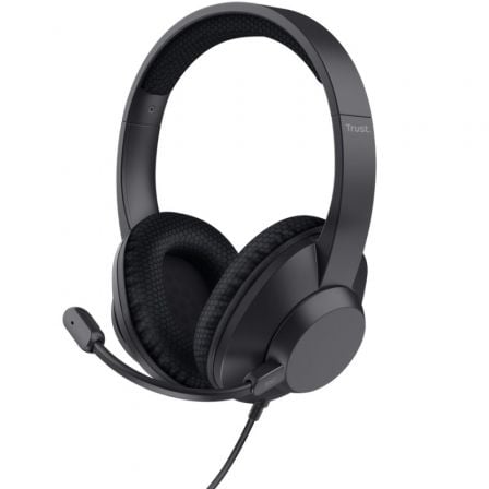--Auriculares Trust Ayda Max USB-ENC/ con Micrófono/ USB/ Negros-