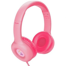 -1-Auriculares Infantiles Trust Nouna Kids/ con Micrófono/ Rosas-1