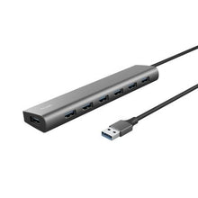 --Hub USB 3.2 Gen1 Trust Halyx/ 7xUSB/ 1xUSB-C-