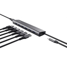 -1-Hub USB 3.2 Gen1 Trust Halyx/ 7xUSB/ 1xUSB-C-1