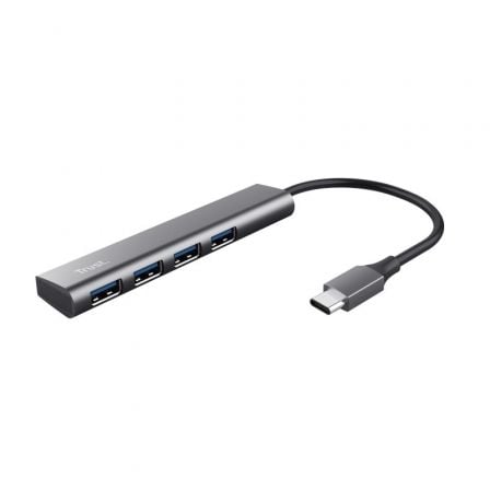 --Hub USB Tipo-C Trust Halyx/ 4xUSB-