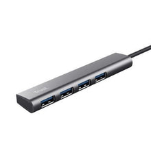-2-Hub USB Tipo-C Trust Halyx/ 4xUSB-2