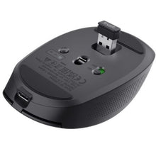 -4-Ratón Inalámbrico por Bluetooth Trust Ozaa Compact Wireless/ Batería recargable/ Hasta 3200 DPI/ Negro-4