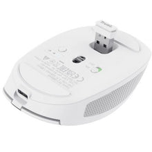 -4-Ratón Inalámbrico por Bluetooth Trust Ozaa Compact Wireless/ Batería recargable/ Hasta 3200 DPI/ Blanco-4