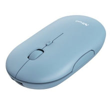 --Ratón Inalámbrico por Bluetooth Trust Puck/ Batería recargable/ Hasta 1600 DPI/ Azul-