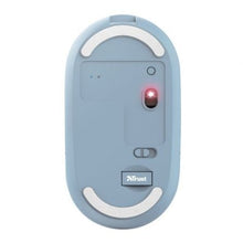 -3-Ratón Inalámbrico por Bluetooth Trust Puck/ Batería recargable/ Hasta 1600 DPI/ Azul-3