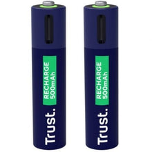 -3-Pack de 2 Pilas AAA Trust 25585/ Recargables-3