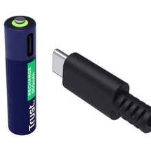 -1-Pack de 4 Pilas AAA Trust 25671/ Recargables-1