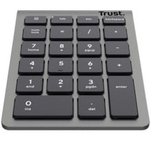 -1-Teclado Numérico Inalámbrico Trust Xalas Wireless/ Plata-1