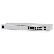 --Switch Gestionable Ubiquiti USW-16-POE 16 Puertos/ RJ-45 Gigabit 10/100/1000/ SFP/ PoE+-