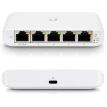 -1-Switch Gestionado Ubiquiti USW-Flex Mini 5 Puertos/ RJ45 10/100/1000 PoE/ Pack 3 uds-1