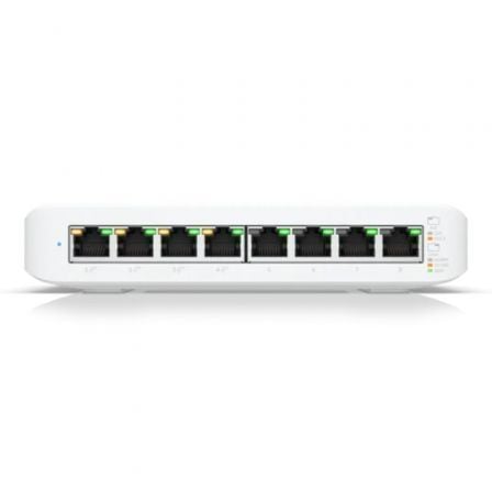 --Switch Ubiquiti USW-LITE-8-POE/ 8 Puertos/ RJ45 10/100/1000 PoE-