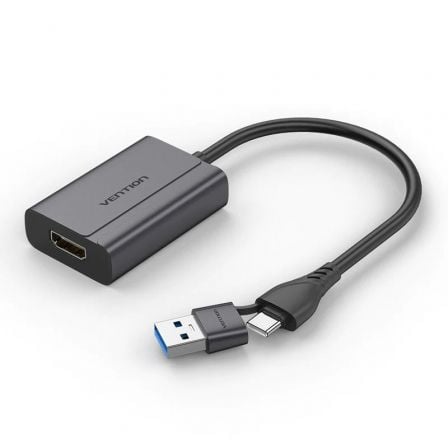 --Adaptador Vention ACYHB/ USB Tipo-C Macho/ USB Macho - HDMI Hembra-