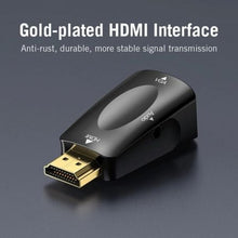 -4-Adaptador Conversor Vention AIDB0/ HDMI Macho a VGA Hembra/ Audio Jack 3.5mm-4