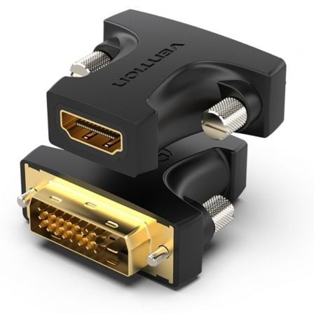 --Adaptador HDMI Vention AILB0/ HDMI Hembra - DVI (24+1) Macho-