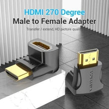 -1-Adaptador HDMI 4K 270º Vention AINB0/ HDMI Macho - HDMI Hembra-1