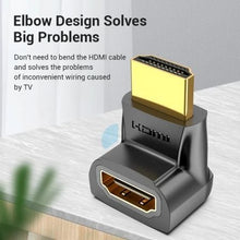 -2-Adaptador HDMI 4K 270º Vention AINB0/ HDMI Macho - HDMI Hembra-2