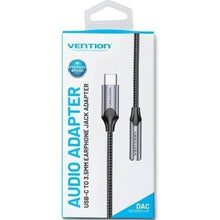 -2-Adaptador Audio Vention BGMHA/ Jack 3.5 Hembra - USB Tipo-C Macho/ 10cm/ Gris-2