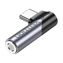 --Adaptador Audio Vention BGWH0/ Jack 3.5 Hembra - USB Tipo-C Macho/ Gris-