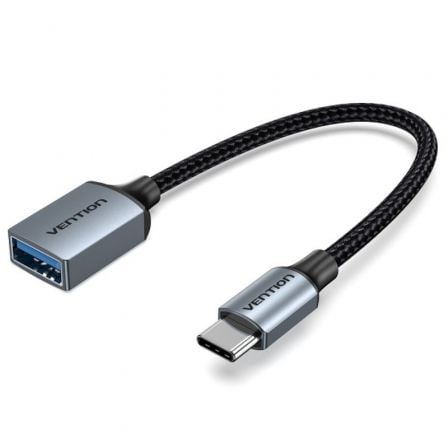 --Cable USB 2.0 Tipo-C Vention CCXHB/ USB Tipo-C Macho - USB Hembra/ 15cm-