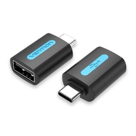 --Adaptador USB 2.0 Vention CDTB0/ USB Tipo-C Macho - USB Hembra-