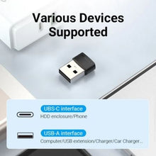 -1-Adaptador USB 2.0 Vention CDWB0/ USB Tipo-C Macho - USB Hembra-1