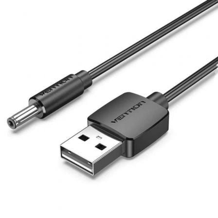 --Cable Alimentación Vention CEXBF/ USB Macho - DC 3.5mm Macho/ 1m/ Negro-