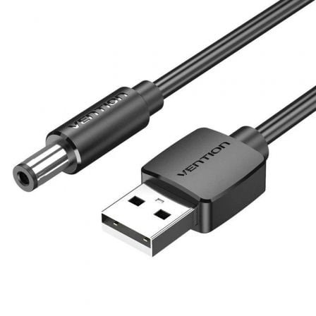 --Cable Alimentación Vention CEXBG/ USB Macho - DC 3.5mm Macho/ 1.5m/ Negro-