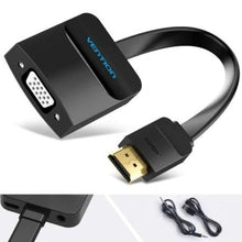 -2-Conversor Vention 42161 HDMI Macho - VGA Hembra - Jack 3.5 Hembra/ 15cm/ Negro-2