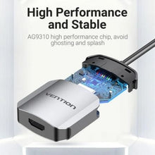 -3-Conversor Vention TDEHB/ USB Tipo-C Macho - HDMI Hembra/ 15cm/ Plata-3