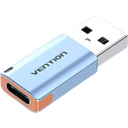 --Adaptador USB 3.1 Vention CUAH0/ USB Tipo-C Hembra - USB Macho/ Azul-